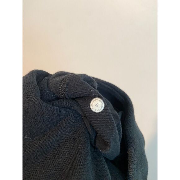 Lululemon Scuba Jogger Black SIZE 4 Light Cotton Terry Classic Jogger - Picture 6 of 6